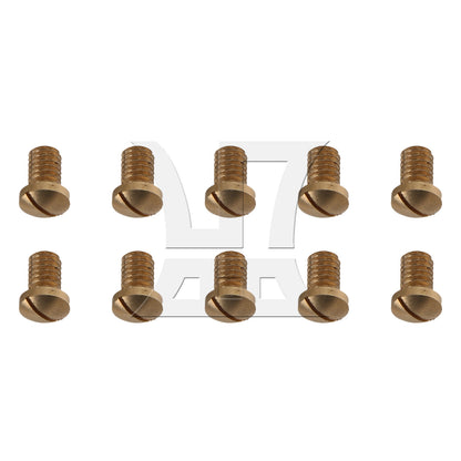 BQLZR 10pcs Saxophone Brass Repair Screws M4 Easy to Carry