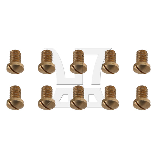 BQLZR 10pcs Saxophone Brass Repair Screws M4 Easy to Carry