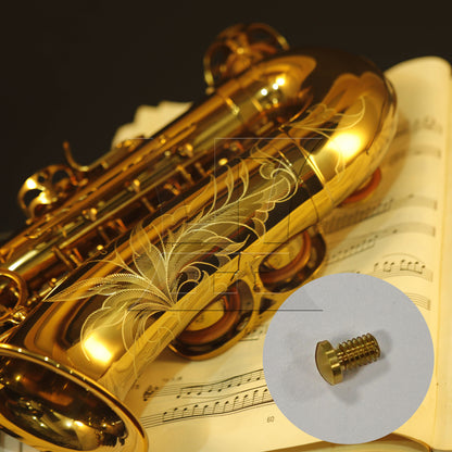 BQLZR 10pcs Saxophone Brass Repair Screws M4 Easy to Carry