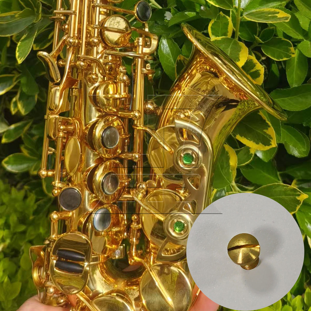 BQLZR 10pcs Saxophone Brass Repair Screws M4 Easy to Carry