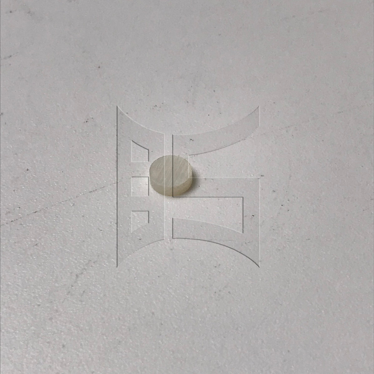 BQLZR 1pc White Shell Guitar Board Dot 6x2mm for Guitar