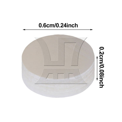 BQLZR 1pc White Shell Guitar Board Dot 6x2mm for Guitar