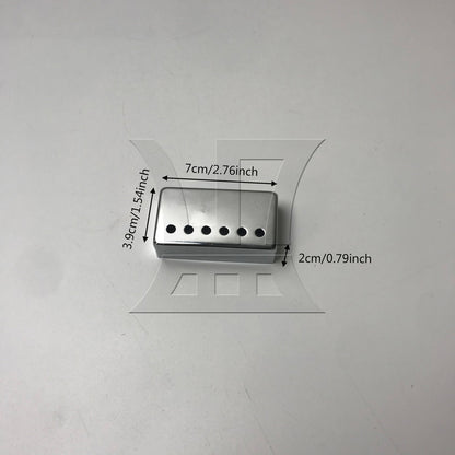 BQLZR 1pc Metal Pickup Cover 50mm Chrome Electric Guitar Pickup Border Frame