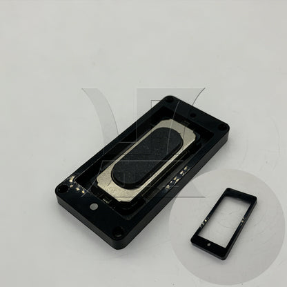 BQLZR 1pc Plastic Guitar Pickup Ring 7 x 9 Cm Black Electric Guitar Pickup Border Frame