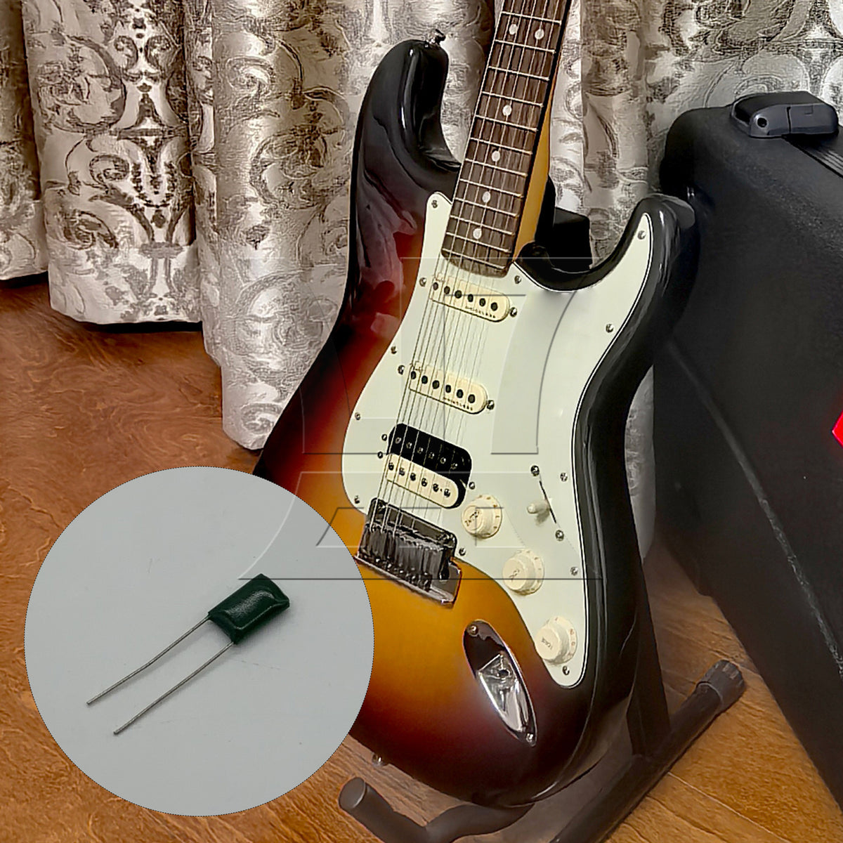 BQLZR 1pc Electric Guitar Tone Capacitor 2A473J Electric Guitar Polyester Tone Capacitor