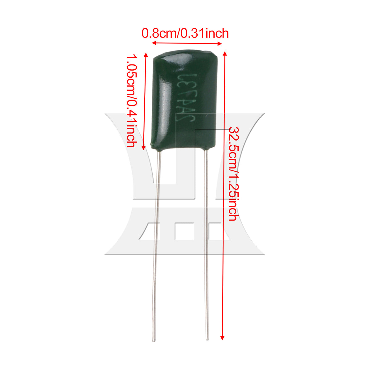 BQLZR 1pc Electric Guitar Tone Capacitor 2A473J Electric Guitar Polyester Tone Capacitor