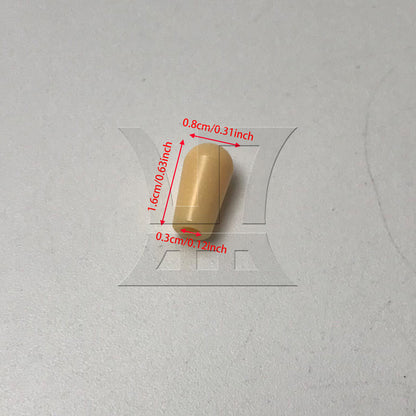 BQLZR 10Pcs Guitar 3-Way Toggle Switch End Yellow for Tone Adjustment Electric Guitar Accessories