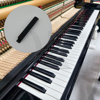 BQLZR 1pc PVC Piano Key Tops Black Musical Instrument Accessories
