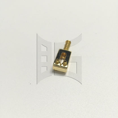 BQLZR 1pc Tremolo Bridge Saddle Gold Electric Guitar Bridge Guitar String Guitar String Saddle