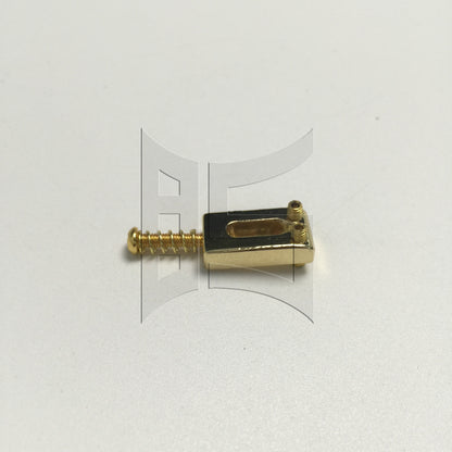 BQLZR 1pc Tremolo Bridge Saddle Gold Electric Guitar Bridge Guitar String Guitar String Saddle