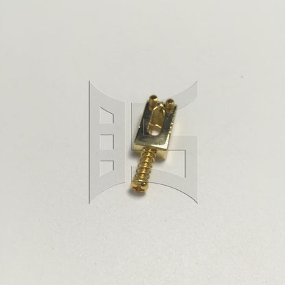 BQLZR 1pc Tremolo Bridge Saddle Gold Electric Guitar Bridge Guitar String Guitar String Saddle