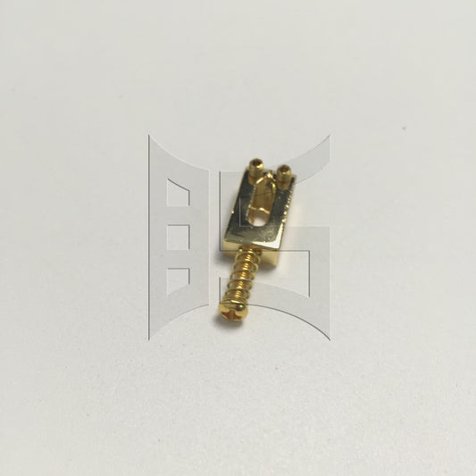 BQLZR 1pc Tremolo Bridge Saddle Gold Electric Guitar Bridge Guitar String Guitar String Saddle