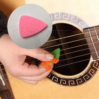 BQLZR 1pc Felt Pick Pink Ukulele Pick Small Guitar Pick Accessories