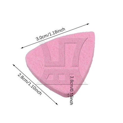 BQLZR 1pc Felt Pick Pink Ukulele Pick Small Guitar Pick Accessories