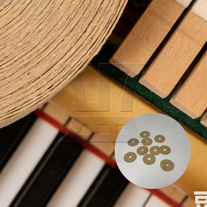 BQLZR 10pcs Piano Washer Brown for Piano Tuning Washer