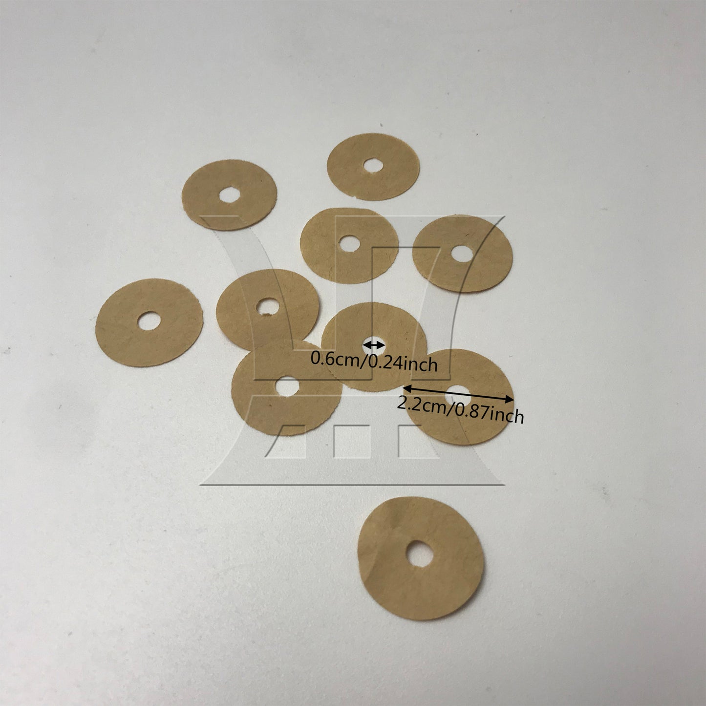 BQLZR 10pcs Piano Washer Brown for Piano Tuning Washer
