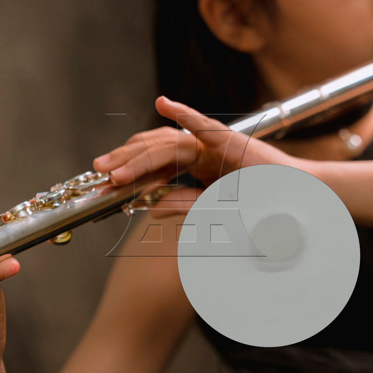 BQLZR 1pc Silicon Flute Plug Semi-Transperant Open Flute Accessories