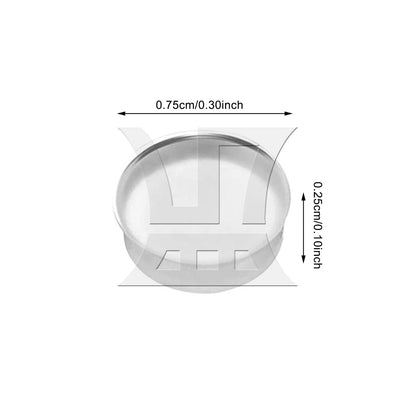 BQLZR 1pc Silicon Flute Plug Semi-Transperant Open Flute Accessories