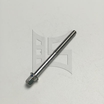 BQLZR 1pc Drum Tension Rod 6 x 70 Mm Silver for Drum Set Installation