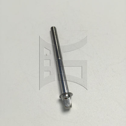 BQLZR 1pc Drum Tension Rod 6 x 70 Mm Silver for Drum Set Installation