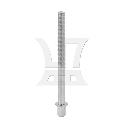 BQLZR 1pc Drum Tension Rod 6 x 70 Mm Silver for Drum Set Installation