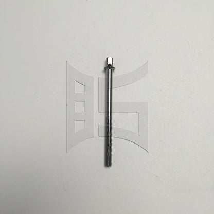 BQLZR 1pc Drum Tension Rod 6 x 80 Mm Silver for Drum Set Installation