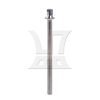 BQLZR 1pc Drum Tension Rod 6 x 80 Mm Silver for Drum Set Installation