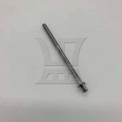 BQLZR 1pc Drum Screw Tension Rod 6 x 100mm Silver For Drum Kit Repair Replacement Parts