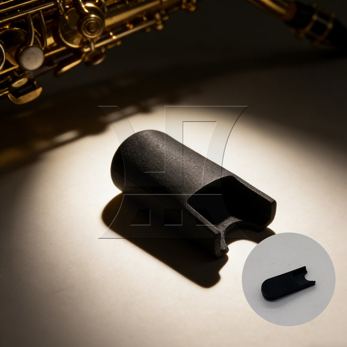 BQLZR 1pc Saxophone Finger Rest Black for Stable Instruments