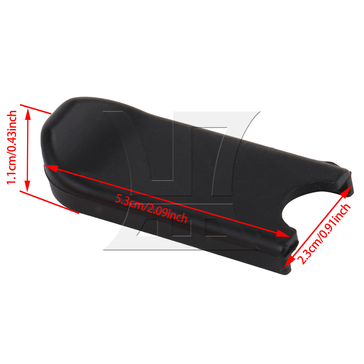 BQLZR 1pc Saxophone Finger Rest Black for Stable Instruments