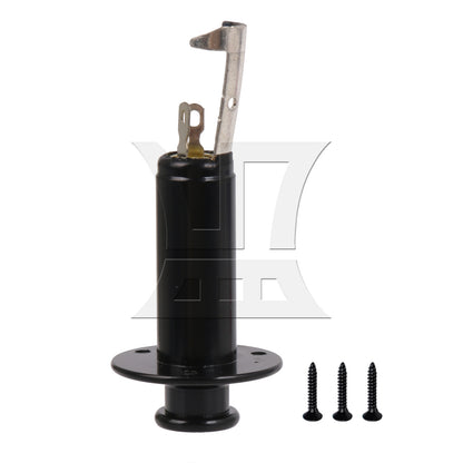 BQLZR 1PC Electric Guitar Parts End Pin Output Jack Socket Connector Black 5.8x2.5cm Long Service Life