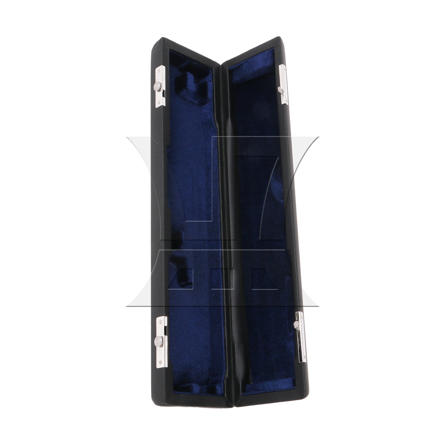 BQLZR 16 Hole Flute Case, Fluted Design For Player, Pu Leather Black