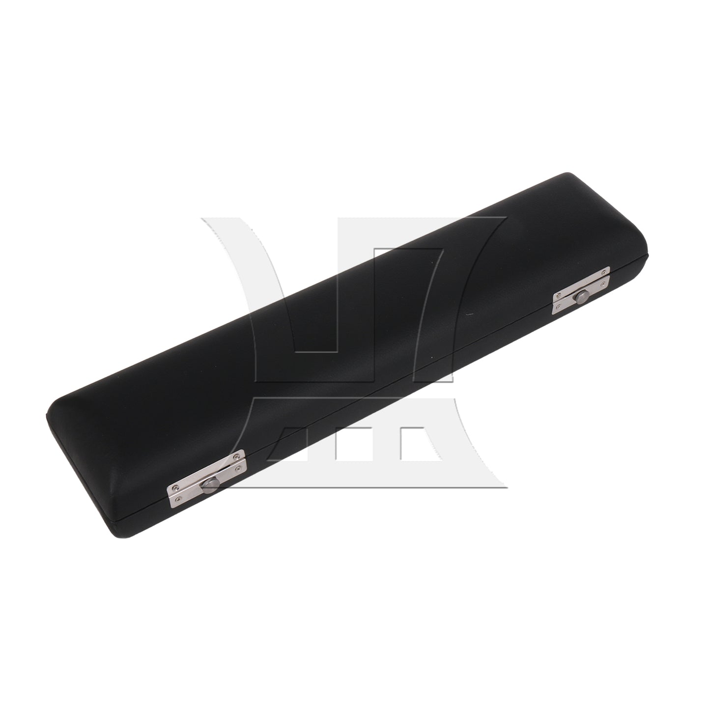 BQLZR 16 Hole Flute Case, Fluted Design For Player, Pu Leather Black