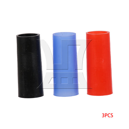 BQLZR Alto Saxophone Neck Silicone Sleeve, Not Easily Deformed, Red, Royal Blue, Black