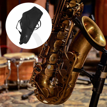 BQLZR Alto Saxophone Bag, Double Zipper Design, 25.20x10.83x5.12 Inches, Black