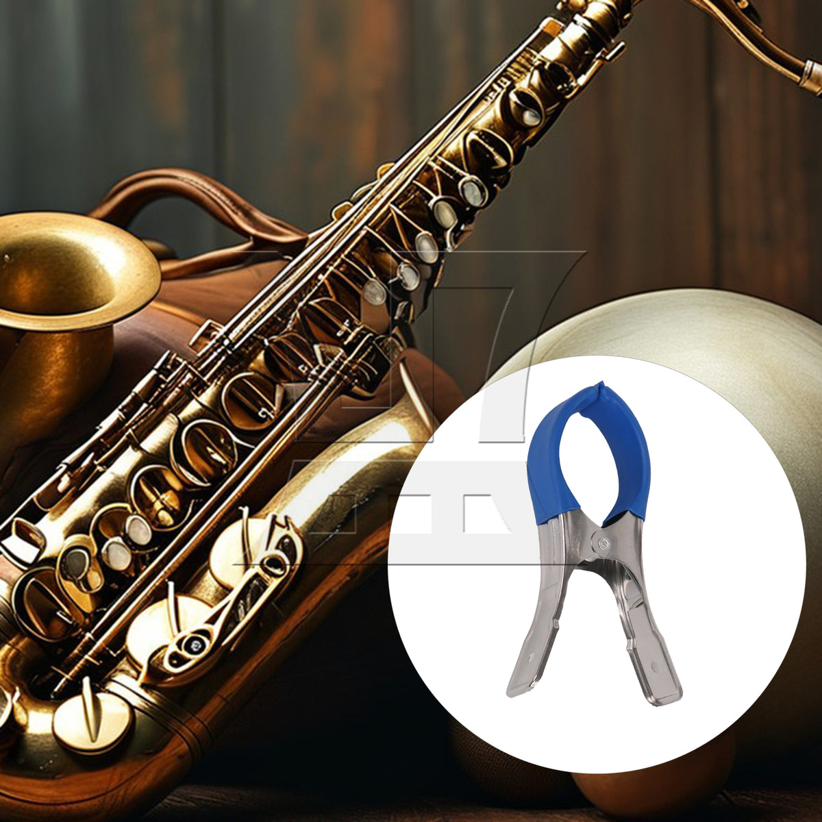 BQLZR Saxophone Button Keyboard Indentation Clamp Repair Tool, High Quality Material, Used To Repair Clarinet, 2.56 Inch Opening