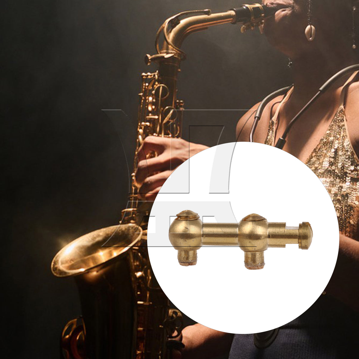 BQLZR Alto Saxophone Adjustment Screw Rod For Service Tool, 1.10x0.43Inches