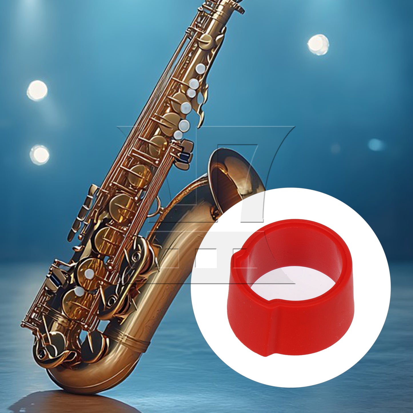 BQLZR Tenor Saxophone Mouthpiece Ligature Fastener, Sturdy Material, 1.26x1.18x0.75 Inches