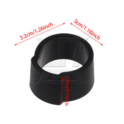 BQLZR Alto Saxophone Mouthpiece Ligature Accessory, Sturdy Material, 1.26x1.18x0.75 Inch Black