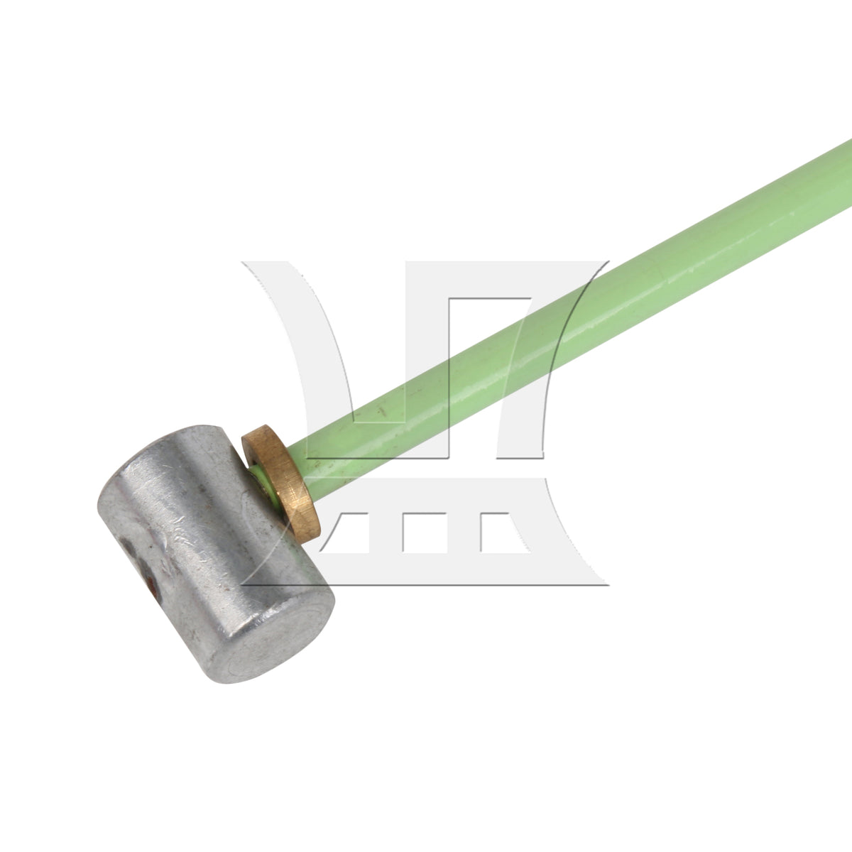 BQLZR 1PC Electric Guitar Steel Truss Rod Two Way Adjustment Tool 438mm Overall Length with Copper Sheet Wrench Green High-quality Metal