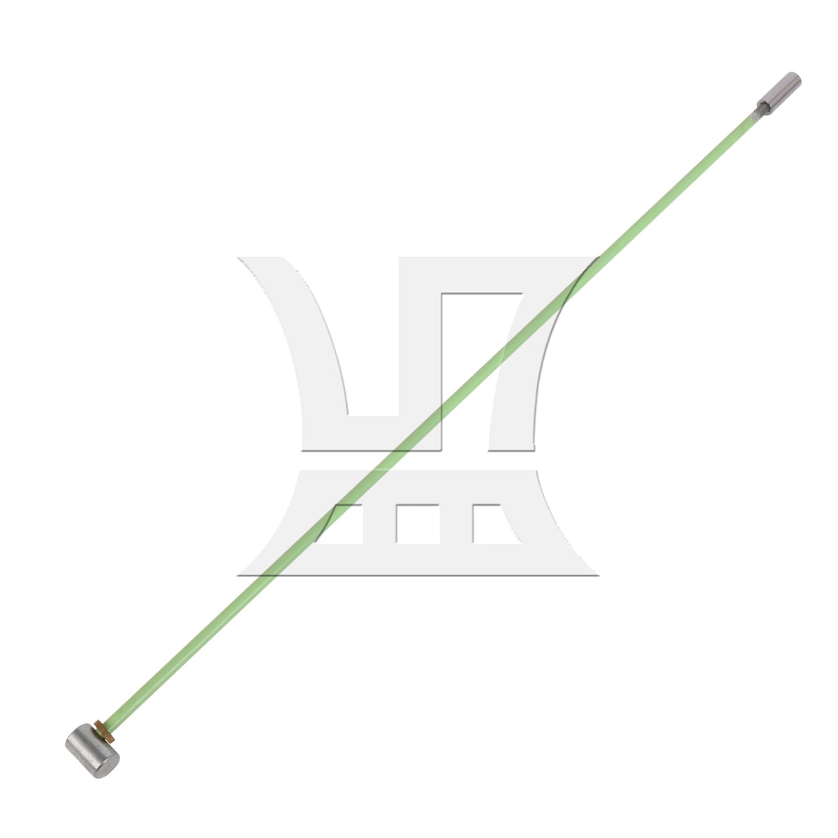 BQLZR 1PC Electric Guitar Steel Truss Rod Two Way Adjustment Tool 438mm Overall Length with Copper Sheet Wrench Green High-quality Metal