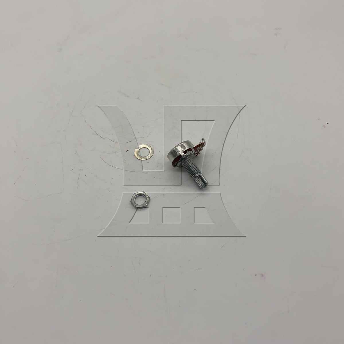 BQLZR 1pc A10k Guitar Potentiometer 18mm Chrome for Electric Guitar Tone Control