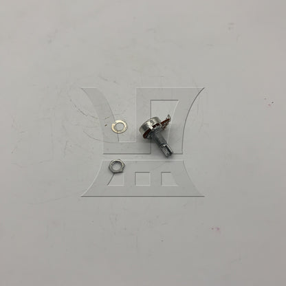 BQLZR 1pc A10k Guitar Potentiometer 18mm Chrome for Electric Guitar Tone Control