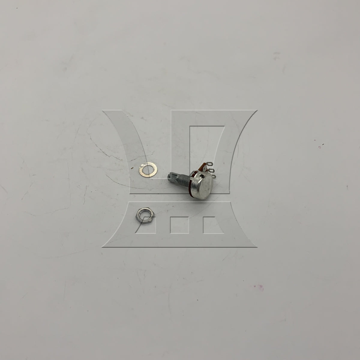 BQLZR 1pc A10k Guitar Potentiometer 18mm Chrome for Electric Guitar Tone Control