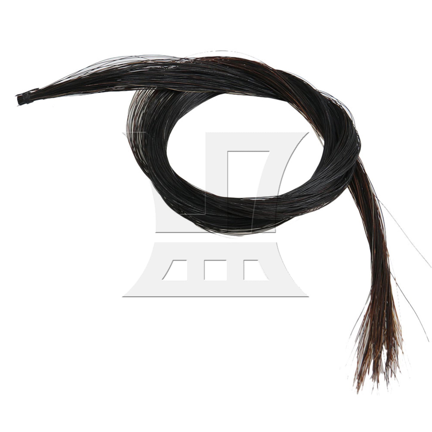 BQLZR 1pc Violin Black Ponytail String 83cm for Bow Making