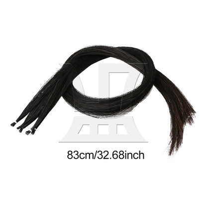 BQLZR 1pc Violin Black Ponytail String 83cm for Bow Making