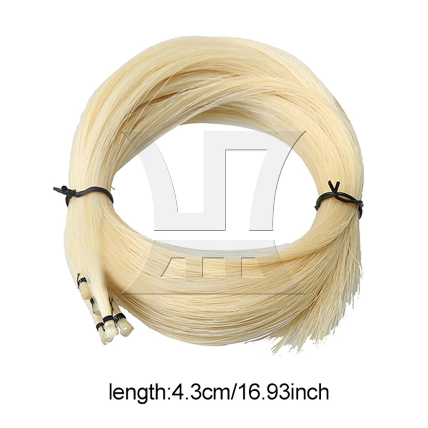 BQLZR 1pc Violin Bow Hair 83cm White for Violin Repair Replacement Parts