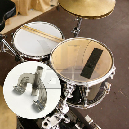 BQLZR 1pc Bass Drum Claw Hook Silver Drum Drum Hook Jazz Drum Big Drum Claw Hook