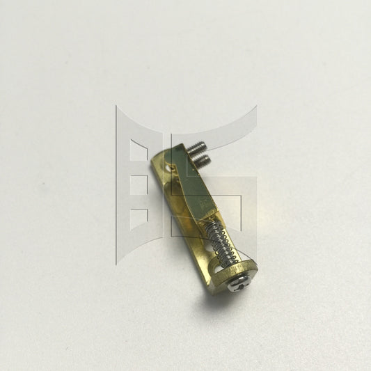 BQLZR 1pc Tremolo Bridge Saddle Split Type Gold Electric Guitar Bridge Guitar String Guitar String Saddle