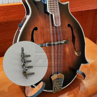 BQLZR 1pc Mandolin 4 String Tuning Peg Small Metal Head Right for Mandolin Guitar Tuning
